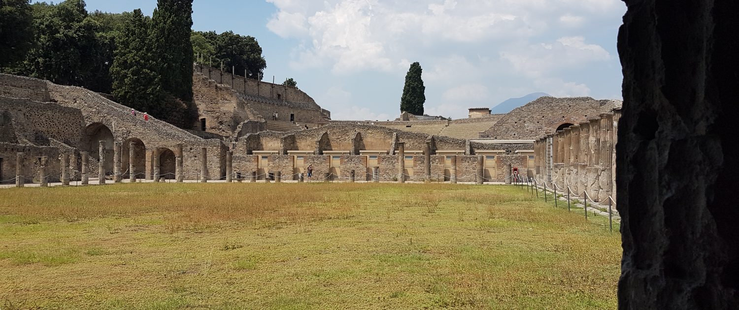 Pompeii herculaneum tour: The Gladiatorial Baracks in Pompeii