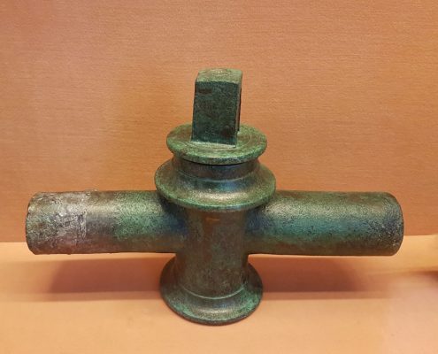 Bronze Valve from Pompeii now kept in the Archaeological Museum of Naples