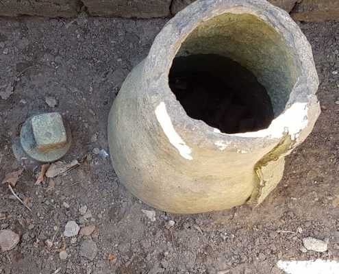 Closing valve in Pompeii