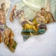 Fresco representing a banquet scene from Pompeii