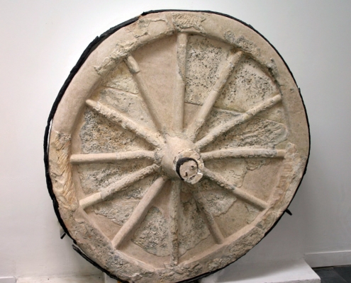 Calco di ruota a Pompei