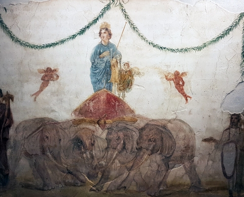 Venere con elefanti da Pompei oggi custodito nell'Antiquarium del sito