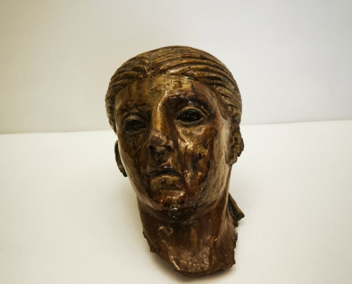 Female head from Pompeii now kept in the Archaeological Museum of Naples
