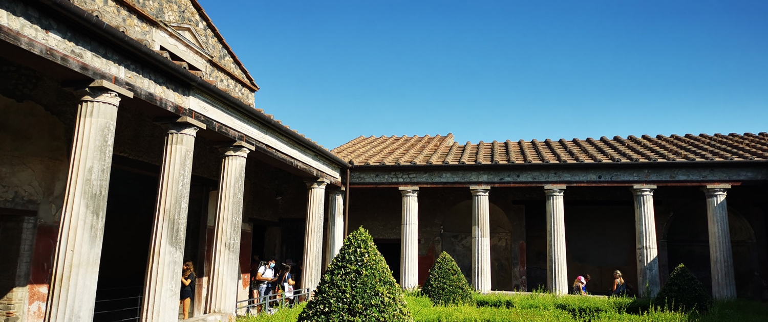 Peristyle of the House of the Menander in Pompeii
