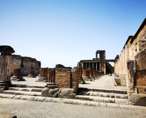 The so-called "Basilica" in Pompeii