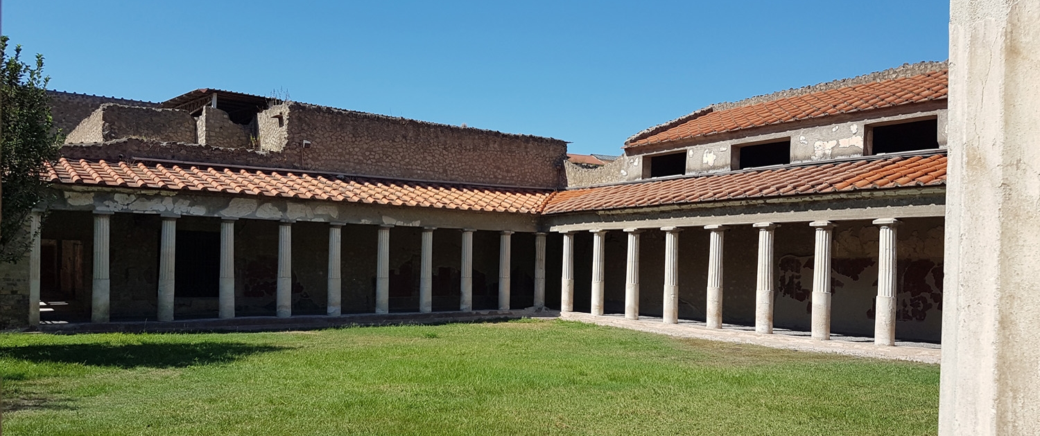 Portico of Villa of Poppea (Villa A) in Oplontis